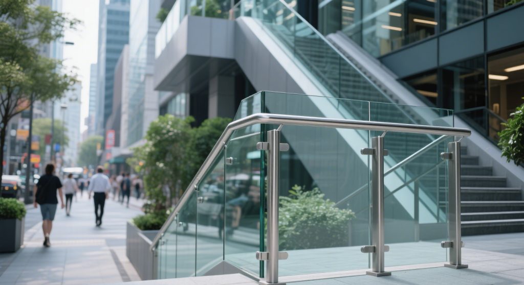 Short Post (Top-Fixed) Glass Railing System