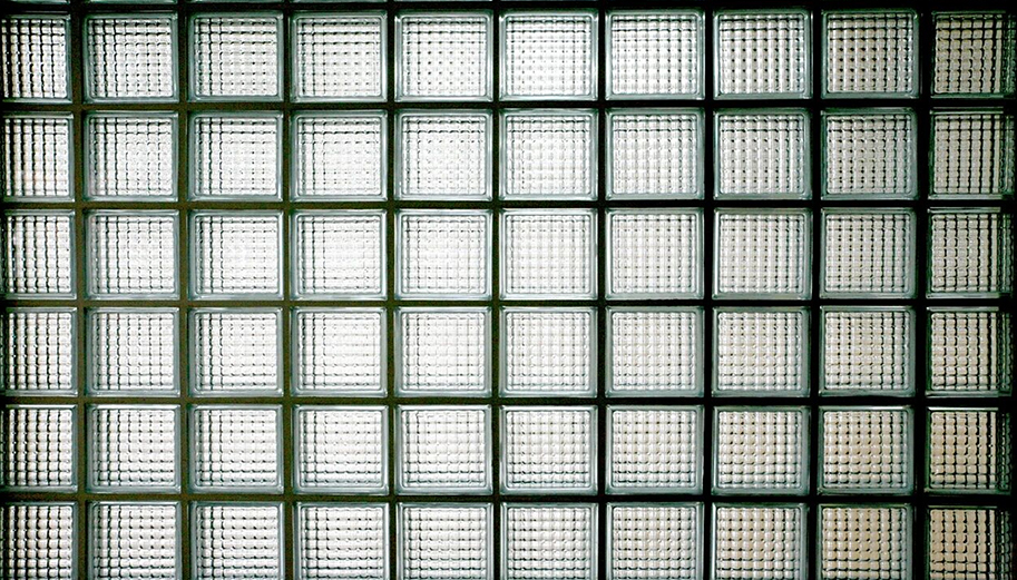 Frosted glass provides light while ensuring privacy