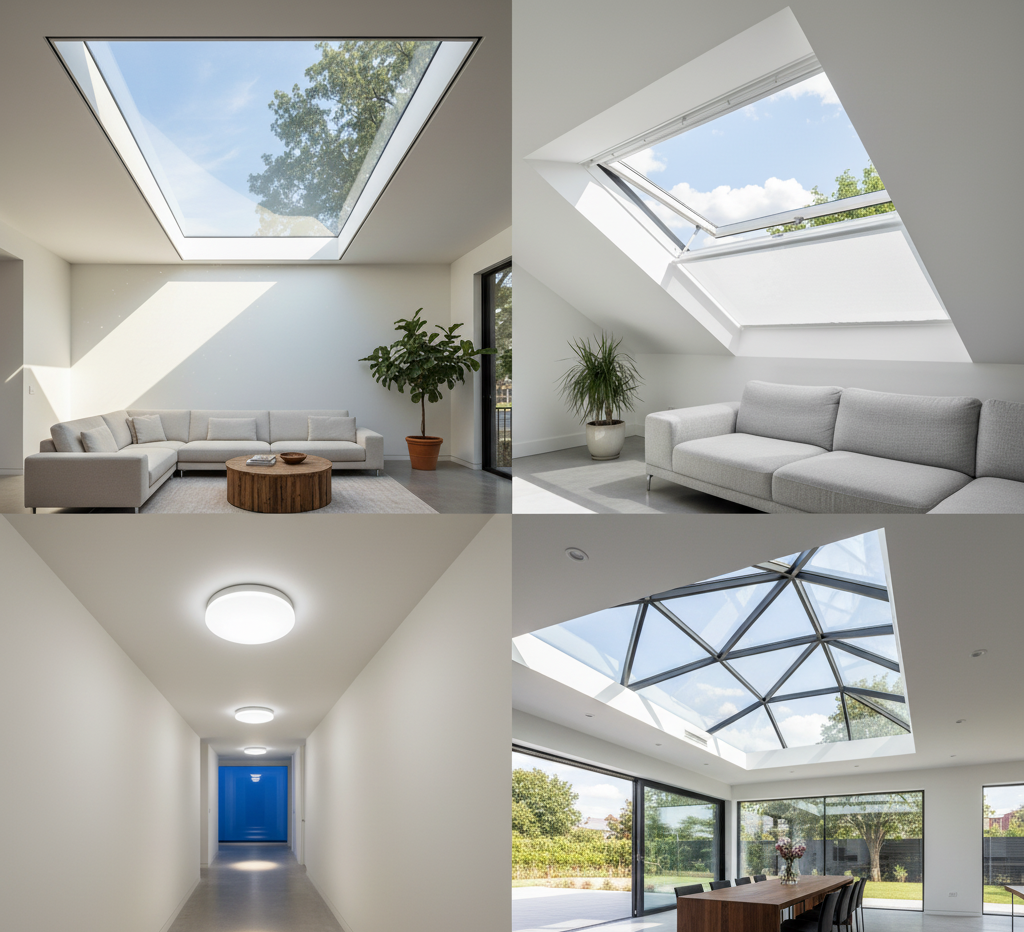Types of skylight installation
